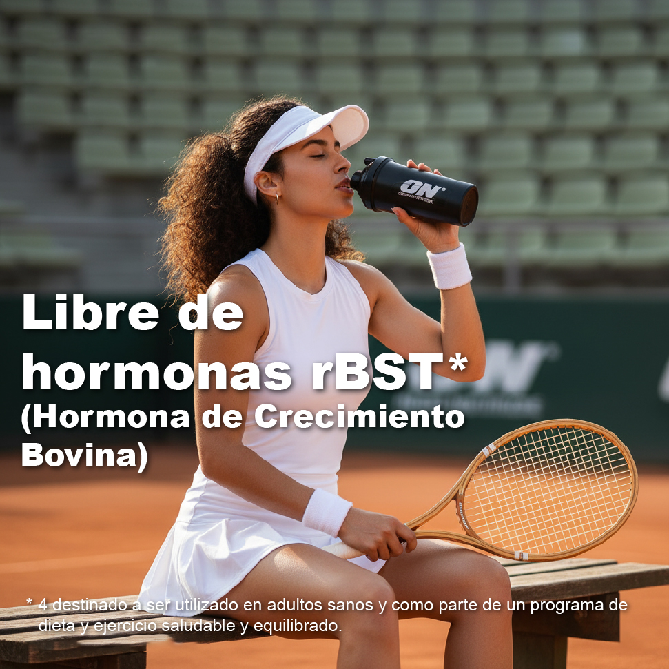 Gold Standard 100% Whey es libre de hormonas rBST (Hormona de Crecimiento Bovina) Gold Standard 100% Whey es libre de hormonas rBST (Hormona de Crecimiento Bovina)