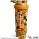 Shaker Doble capa Smartshake 750 ml CAMO Naranja