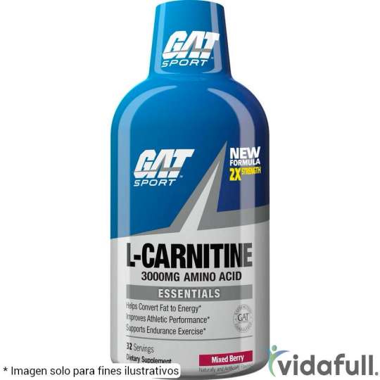 Carnitina Líquida 3000 GAT Carnitina de GAT Ganar musculo y marcar musculo