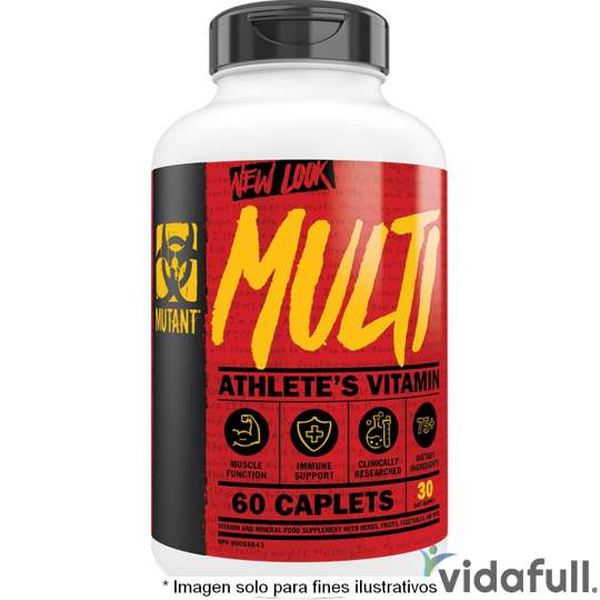 Multivitamínico Mutant Vitaminas y minerales de Mutant Nutrition Ganar musculo y marcar musculo