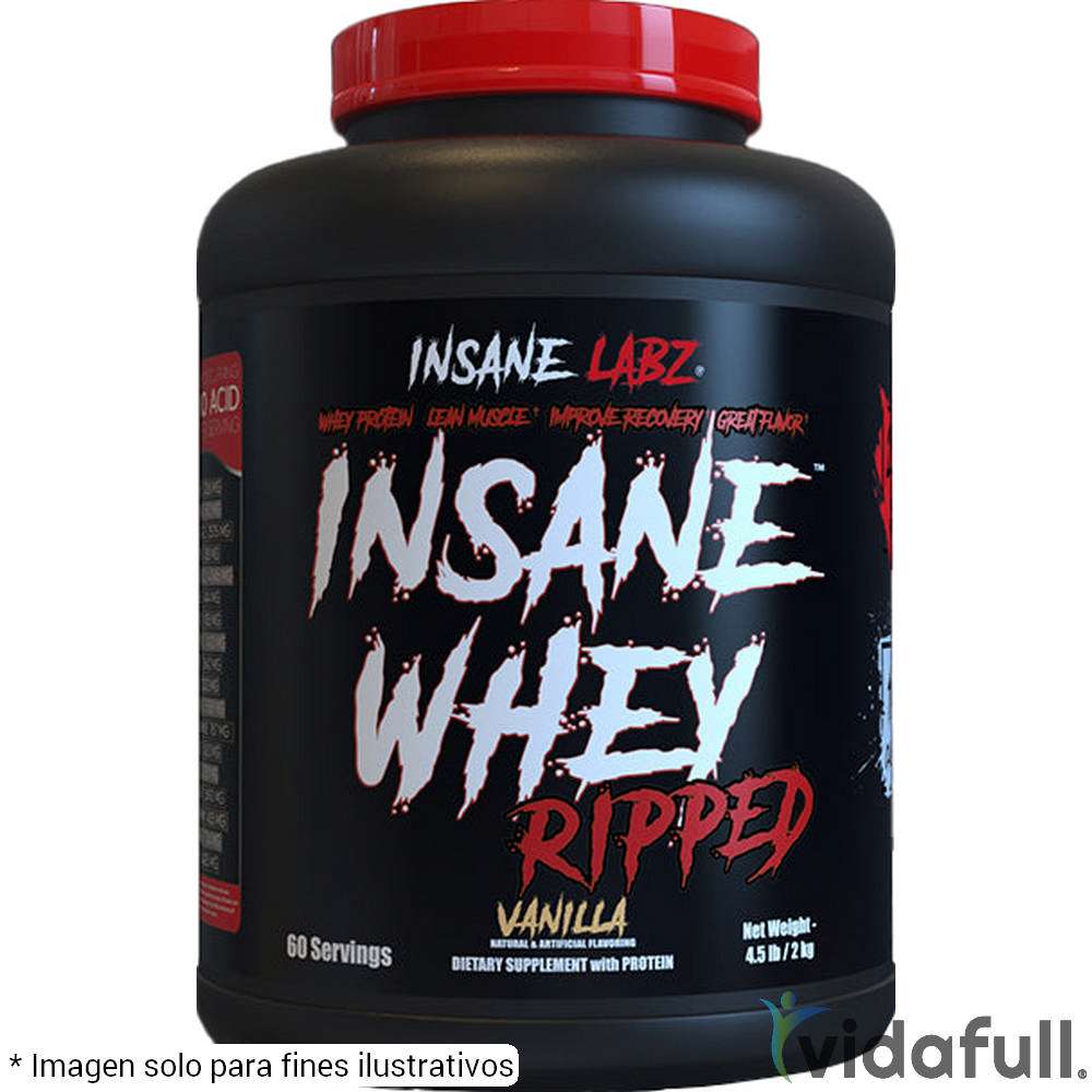 Insane Whey Ripped Insane Labz Proteína de Insane Labz Ganar musculo y marcar musculo