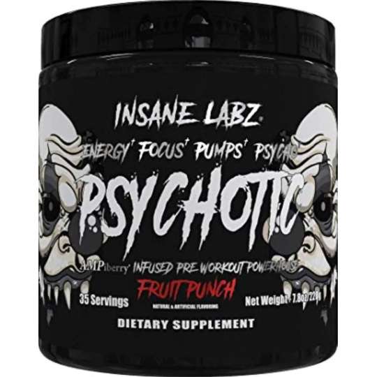 Psychotic Black Insane Pre-Entrenamiento de Insane Labz Ganar musculo y marcar musculo