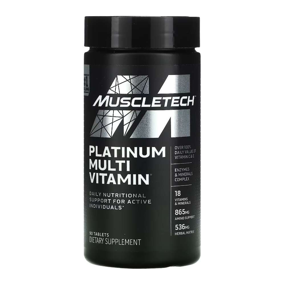 Platinum Multivitamin Muscletech Vitaminas y minerales de Muscletech Ganar musculo y marcar musculo