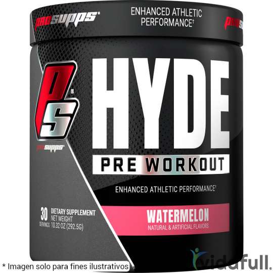 HYDE Pre-Workout Prosupps Pre-Entrenamiento de ProSupps Ganar musculo y marcar musculo