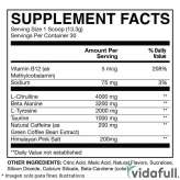 Essential Pre RAW Nutrition facts