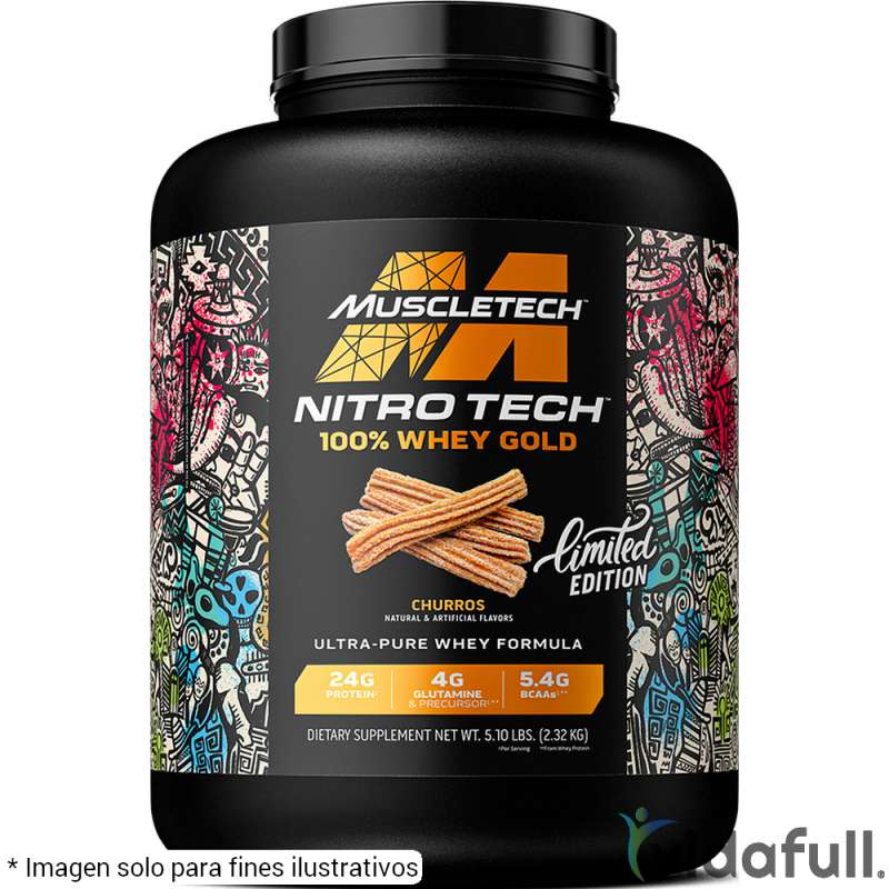 Nitro Tech 100% Whey Gold Muscletech Special Edition Churros