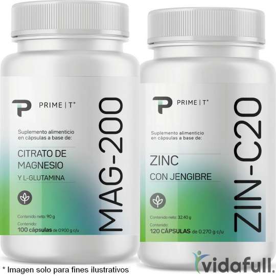 Magnesio MAG-200 y Zinc ZIN-C20