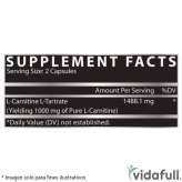 L-CARNITINA 1000 Nutrex facts