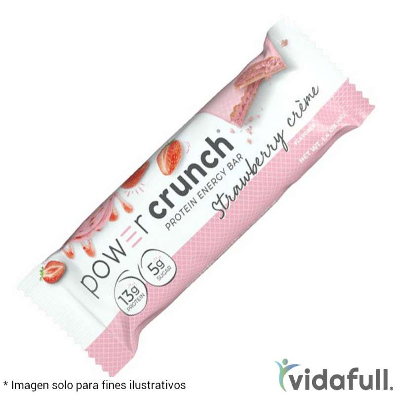 Barrita de Proteína Power Crunch Crema de Fresa