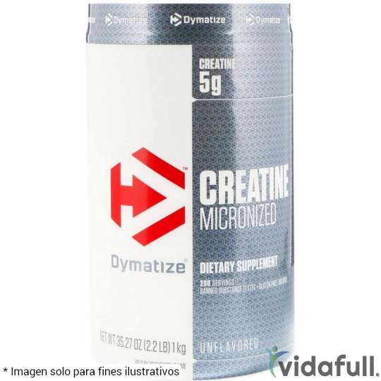 Creatina Monohidratada Dymatize Creatina de Dymatize Ganar musculo y marcar musculo