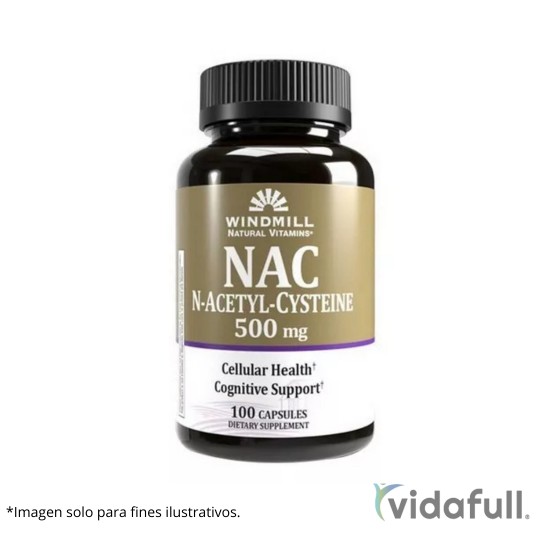 NAC N-acetilcisteína Windmill Vitaminas y minerales de Windmill Ganar musculo y marcar musculo