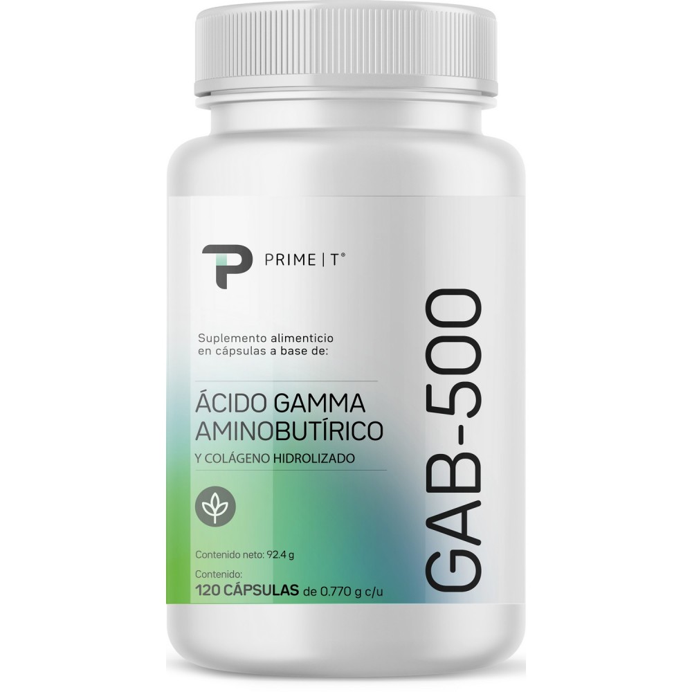 GABA GAB-500 Primetech Vitaminas y minerales de PrimeTech Nutrition Ganar musculo y marcar musculo