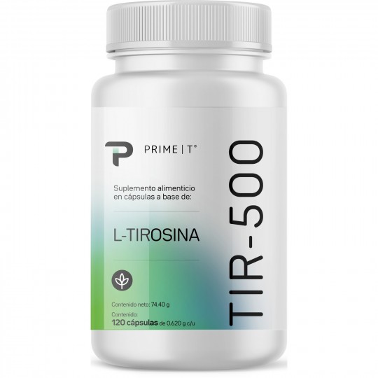 Tirosina TIR-500 Primetech Vitaminas y minerales de PrimeTech Nutrition Ganar musculo y marcar musculo