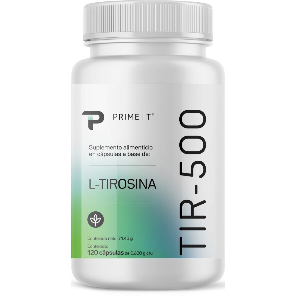 Tirosina TIR-500 Primetech Vitaminas y minerales de PrimeTech Nutrition Ganar musculo y marcar musculo