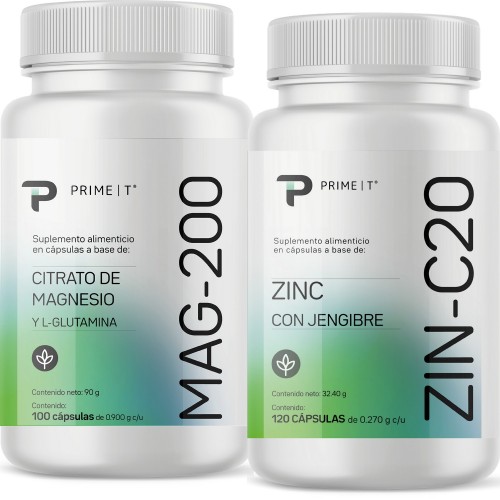 Magnesio MAG-200 y Zinc ZIN-C20
