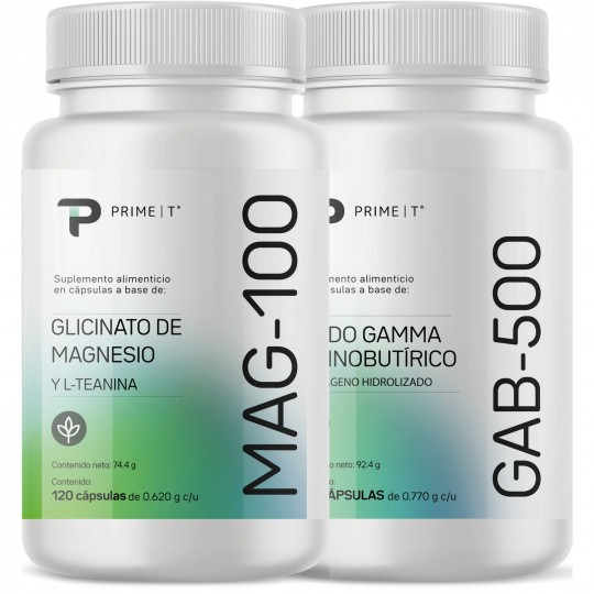 Magnesio y Gaba Primetech Magnesio y Gaba Primetech