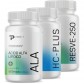 ALA, Resveratrol y HC Plus Primetech