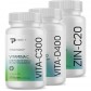 Vitamina C, Vitamina D3 y Zinc Primetech