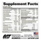 Tabla nutricional de Mens Multi Test GAT ingredientes
