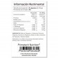 Tabla nutricional de Magnesio TRIMAG-200 Primetech ingredientes