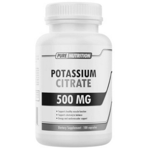 Citrato de Potasio 500 mg Pure Nutrition Citrato de Potasio 500 mg Pure Nutrition