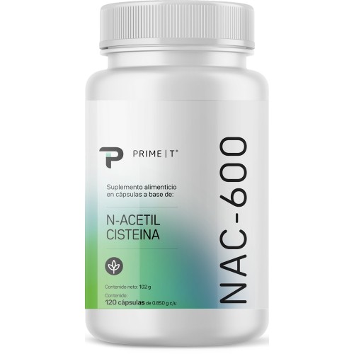 N-Acetil Cisteína NAC-600 Primetech frente
