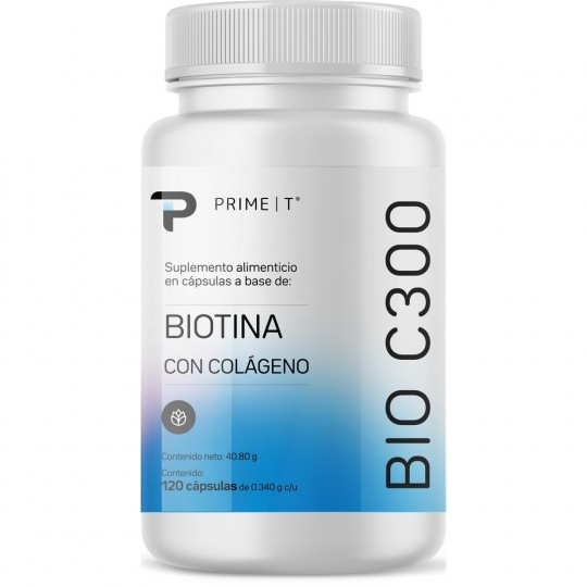 Biotina BIO C300 Primetech frente