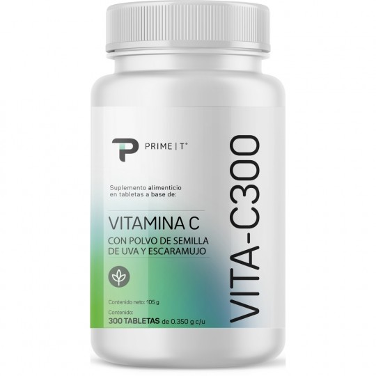 Vítamina C VITA-C300 Primetech frente