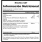 Información nutricional de Nitraflex GAT en [español
