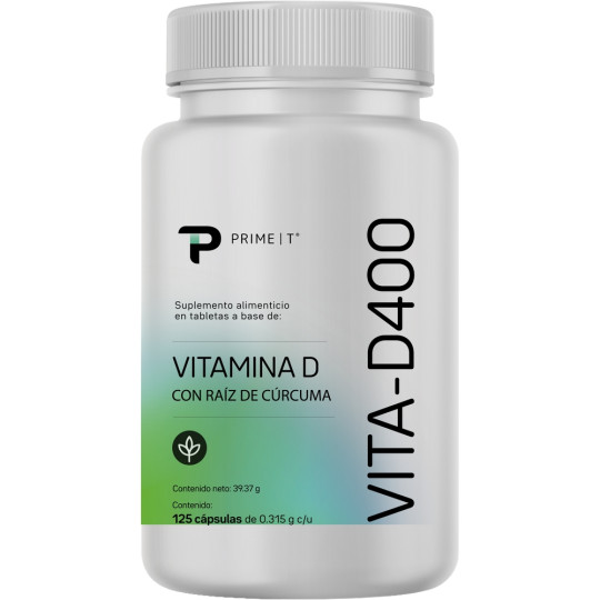 Vitamina D3 VITA-D400 Primetech frente