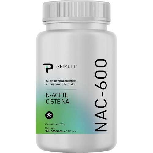 N-Acetil Cisteína NAC-600 Primetech frente