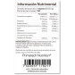 Información nutricional de Silimarina SYL-450 Primetech ingredientes