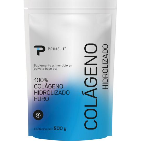 Colágeno Hidrolizado 500 g Primetech frente