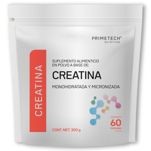 Creatina Primetech Tarro 300 g frente