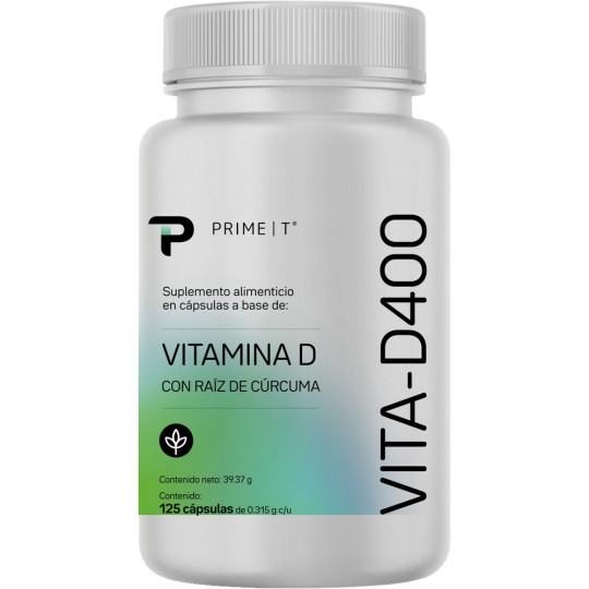 Vitamina D3 VITA-D400 Primetech frente