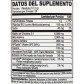 Información nutricional de Pre-Workout Bucked Up ingredientes