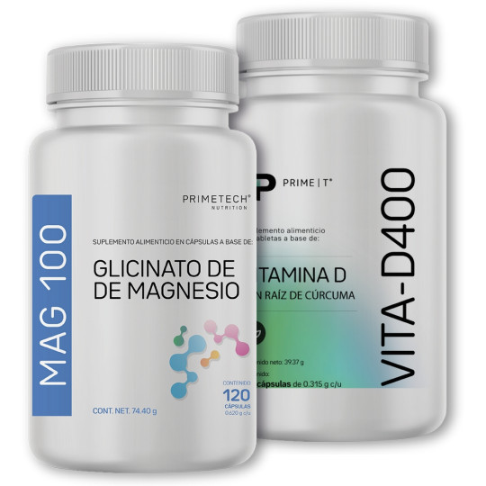 Magnesio y Vitamina D Primetech