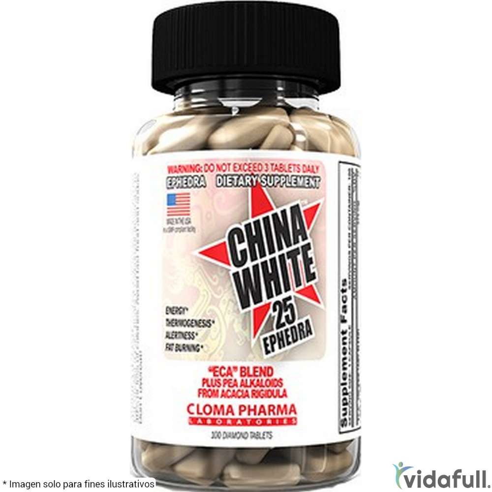 China White 25 Cloma Pharma Termogénicos de Cloma Pharma Ganar musculo y marcar musculo