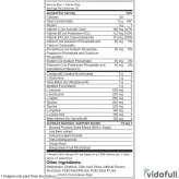 Información nutricional de JetMASS GAT ingredientes