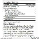 Información nutricional de Lipo 6 Black Ultra Concentrate Nutrex ingredientes Información nutricional de Lipo 6 Black Ultra Concentrate Nutrex ingredientes