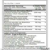 Información nutricional de Test HD Muscletech ingredientes