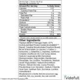 Información nutricional de 100% Pure Titanium Beef SAN ingredientes