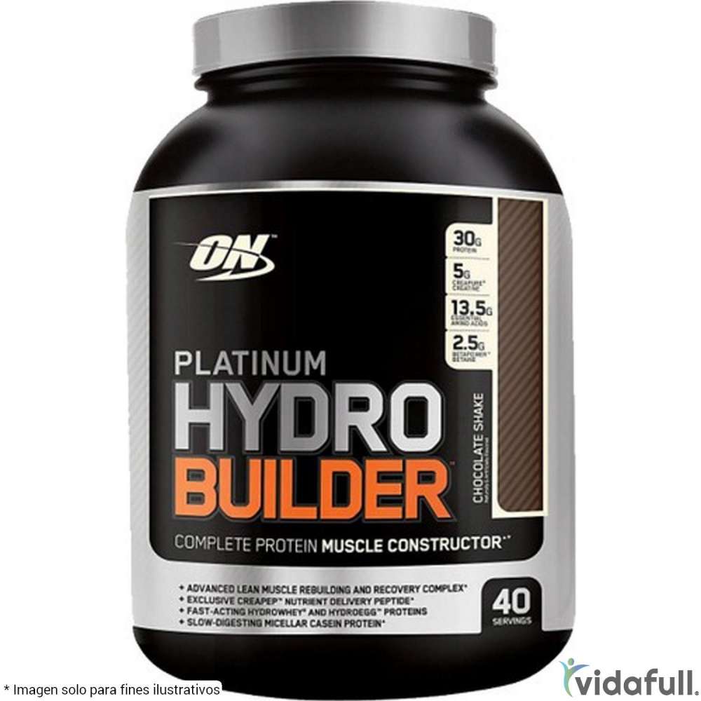 Platinum HydroBuilder ON Proteína de ON Optimum Nutrition Ganar musculo y marcar musculo