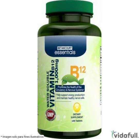 Vitamina B 12 Betancourt Vitaminas y minerales de Betancourt Nutrition Ganar musculo y marcar musculo