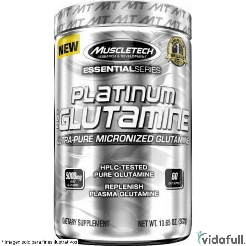 Platinum Glutamina Muscletech Glutamina de Muscletech Ganar musculo y marcar musculo