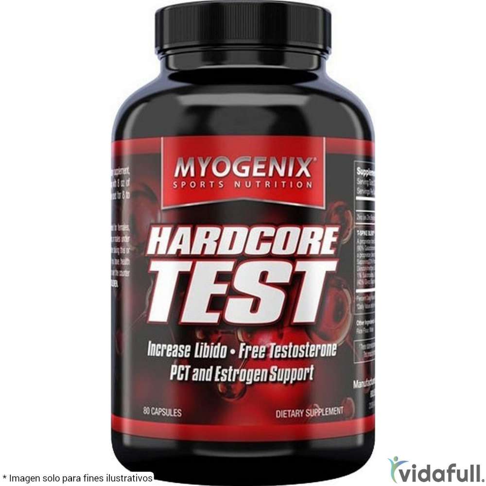 Hardcore Test Myogenix Precursor de Myogenix Ganar musculo y marcar musculo