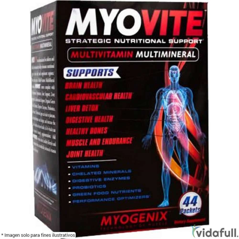 Myovite Myogenix Vitaminas y minerales de Myogenix Bajar de Peso Bien