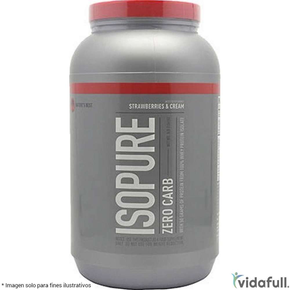 Isopure Low Carb Proteina Natures Best Proteína de Natures Best Ganar musculo y marcar musculo
