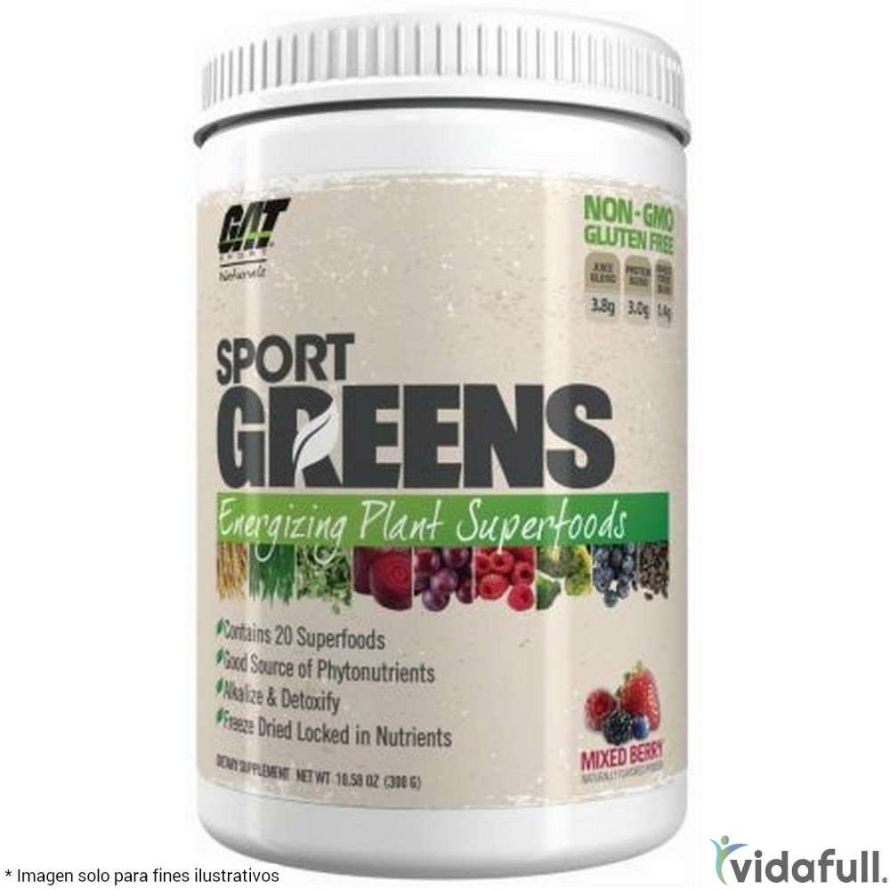 Sport Greens GAT Vitaminas y minerales de GAT Ganar musculo y marcar musculo