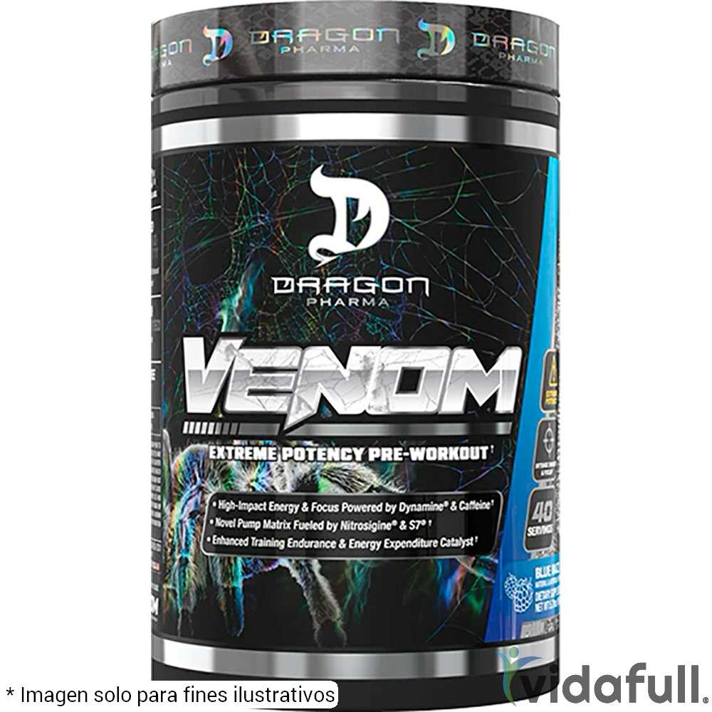 Venom Dragon Pharma Pre-Entrenamiento de Dragon Pharma Labs Ganar musculo y marcar musculo